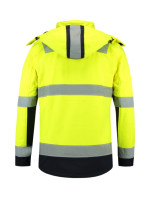 Bi-color EN ISO 20471 Softshell softshellová bunda unisex fluorescenční žlutá