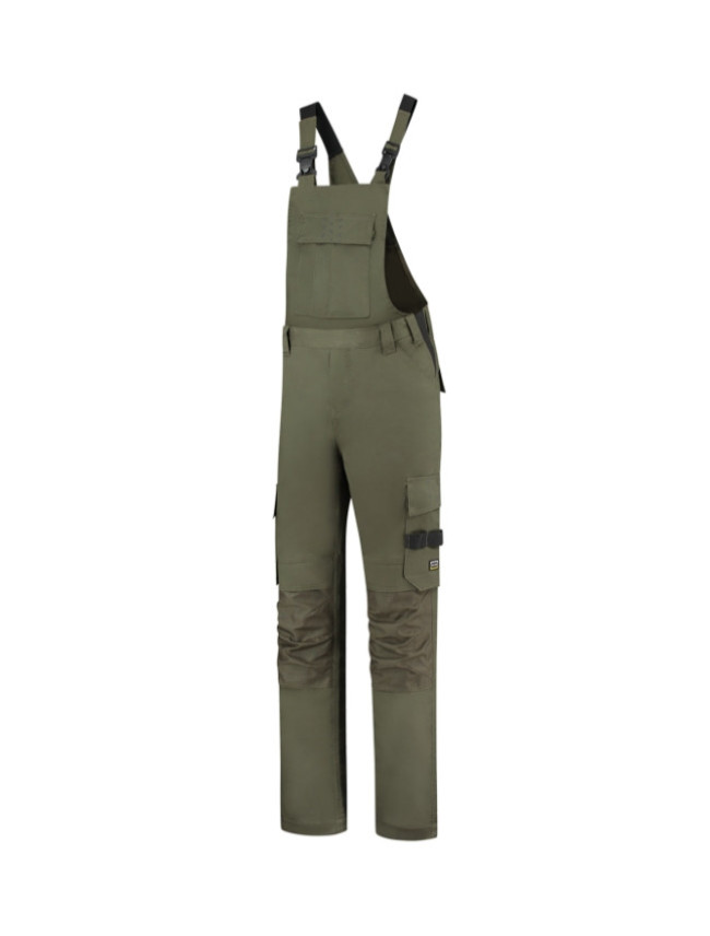 Bib & Brace Twill Cordura pracovní kalhoty s laclem unisex army