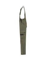 Bib & Brace Twill Cordura pracovní kalhoty s laclem unisex army