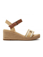 Sandály Tommy Hilfiger Webbing Wedge Sandal W FW0FW08044ACR