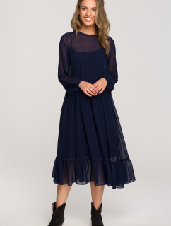 Stylove Dress S319 Navy Blue