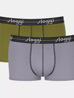 Pánské boxerky Start Hipster C2P box - GRAY - šedé M029 - SLOGGI