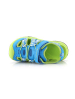 Dětské outdoorové sandály ALPINE PRO GROBO neon atomic blue