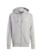 Adidas Essentials French Terry 3-Stripes Full-Zip Hoodie M IC9833 pánské