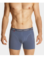 Pánské boxerky ATLANTIC Comfort 3Pack - černé/žluté/šedé