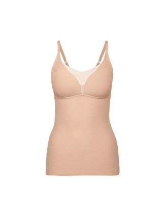 Dámský top Triumph Shape Smart Bra-Shirt - BROWN - hnědý 00EP - TRIUMPH