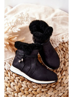 Children's Snow Boots With Fur Big Star BB374056BS Black