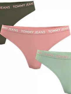 Dámská balení 3P HIGH RISE THONG UW0UW050110XA - Tommy Hilfiger