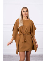 Šaty batwings Oversize camel