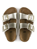 Dívčí žabky Birkenstock Arizona Kids Birko-Flor Electric Metallic Gold narrow (1014841)