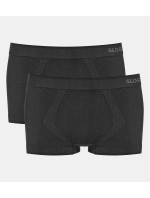 Pánské boxerky GO Smooth Hipster 2P - BLACK - černé 0004 - SLOGGI