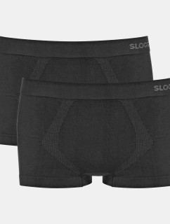 Pánské boxerky GO Smooth Hipster 2P - BLACK - černé 0004 - SLOGGI