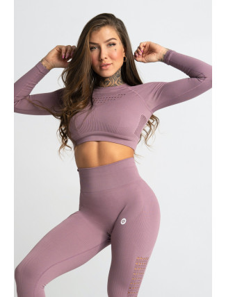 Dámský Crop-Top Wild Rose - Gym Glamour