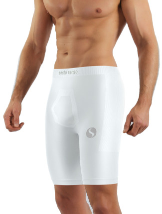 Cyklistické šortky Sesto Senso Thermo CL41 White