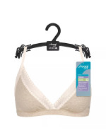 Dámská podprsenka GO Ribbed R Bralette - GRAY - sv. béžová M013 - SLOGGI