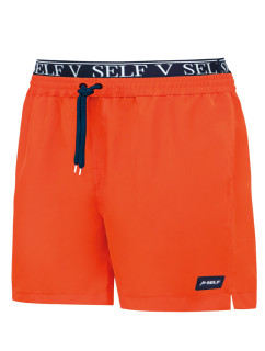 Pánské plavky SM25-26 Summer Shorts neonově oranžové - Self