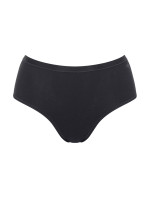 Dámské kalhotky GO Daily Cotton Midi 3P - BLACK - černé 0004 - SLOGGI