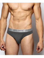 Pánské slipy z Pima bavlny ATLANTIC 2Pack - tmavě šedé