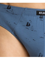 Pánské sportovní slipy ATLANTIC 3Pack - modré/vícebarevné