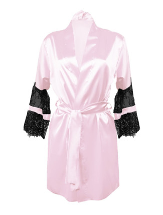 DKaren Housecoat Beatrice Pink