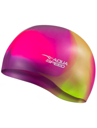 AQUA SPEED Plavecká čepice Bunt Multicolour/Pink