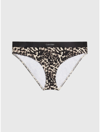 Dámské plavkové kalhotky KW0KW02490 0GM vzor leopard - Calvin Klein