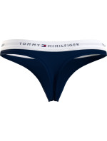 Dámská tanga THONG UW0UW03835 DW5 tm. modré - Tommy Hilfiger