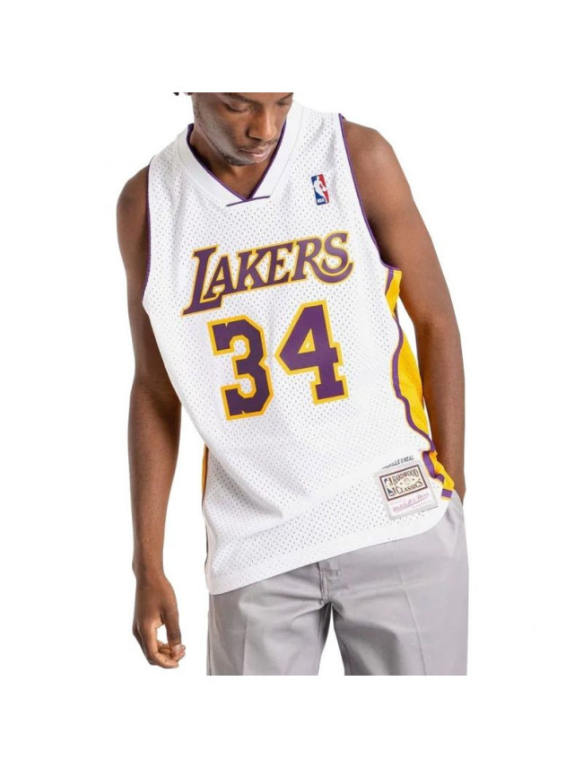 Mitchell & Ness Los Angeles Lakers NBA Shaquille O'Neal M tričko SMJY4442-LAL02SONWHIT pánské