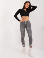 Kalhoty PM SP jeans J1323 11.28X tmavě šedá