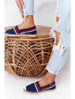 Espadrilles On A Braided Sole Big Star HH274483 Navy Blue