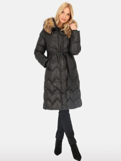 PERSO Coat BLH241011FXR Černá barva