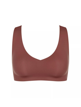 Dámská podprsenka ZERO Feel 2.0 Bralette - UNKNOWN - tm. hnědá 7505 - SLOGGI