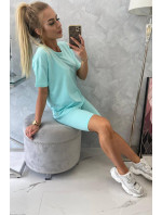 Set top+legíny mint