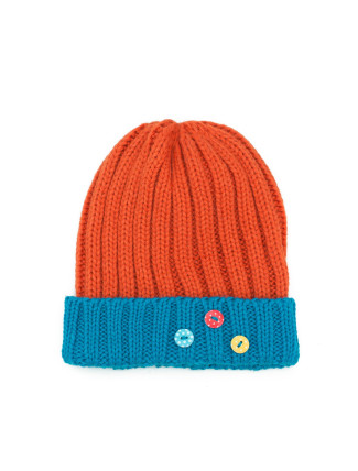 Čepice dětská Art Of Polo Cz16702 Teal/Orange