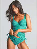 Swimwear Gingham Gather Brief green gingham SW1729