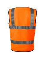 HV Bright bezpečnostní vesta unisex fluorescenční oranžová