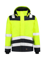 Midi Parka High Vis Bicolor pracovní bunda unisex fluorescenční žlutá