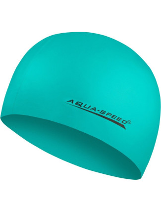 AQUA SPEED Plavecká čepice Mega Marine Green Pattern 12