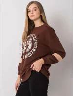 Mikina FA BL 7231.33X tmavě hnědá