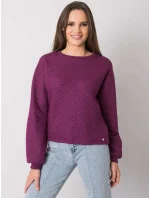 Mikina RV BL 7446.99 tmavě fialová