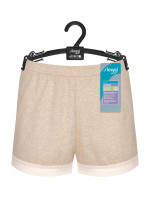 Dámské šortky GO Ribbed Short - GRAY - sv. béžové M013 - SLOGGI