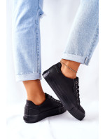 Women's Sneakers On A Platform BIG STAR II274345 Black