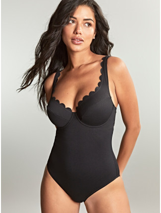 Swimwear Spirit Rita Plunge Swimsuit black SW1780