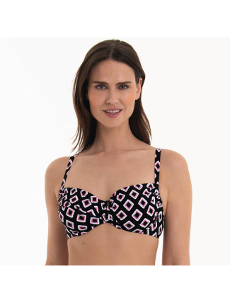 Style Aurora Top Bikini - horní díl 8786-1 černá - RosaFaia