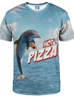 Aloha From Deer Hot Pizza T-Shirt TSH AFD070 Blue