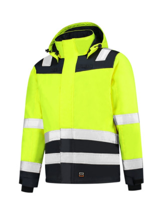 Midi Parka High Vis Bicolor pracovní bunda unisex fluorescenční žlutá