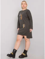 Šaty RV SK 7178.44 tmavá khaki