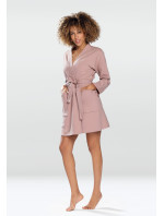 DKaren Housecoat Pola Powder Pink