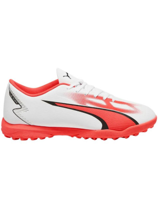 Fotbalové boty Ultra Play TT M 107528 01 bílé/neonově růžové - Puma