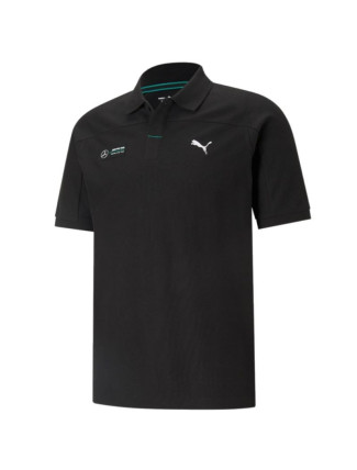 Pánské polo tričko Mercedes F1 M 599614-01 černé - Puma